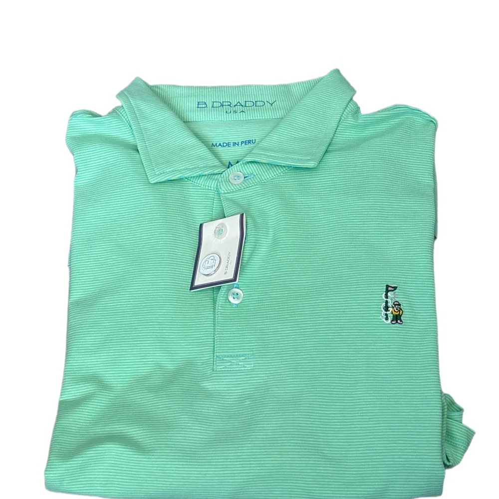 THE SHOTGUN START & B.
DRADDY | JIMMY SPORT POLO -
SEAGLASS
